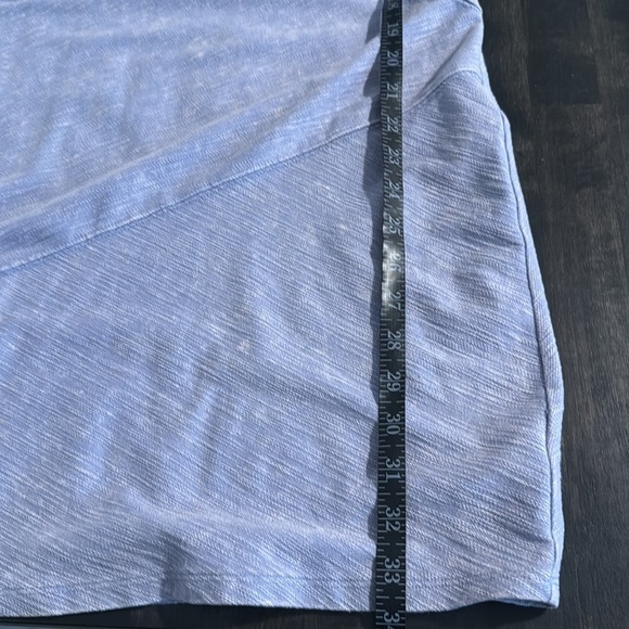 Free People Changing Directions Chambray Blue Mini Dress Size Medium - Picture 8 of 8